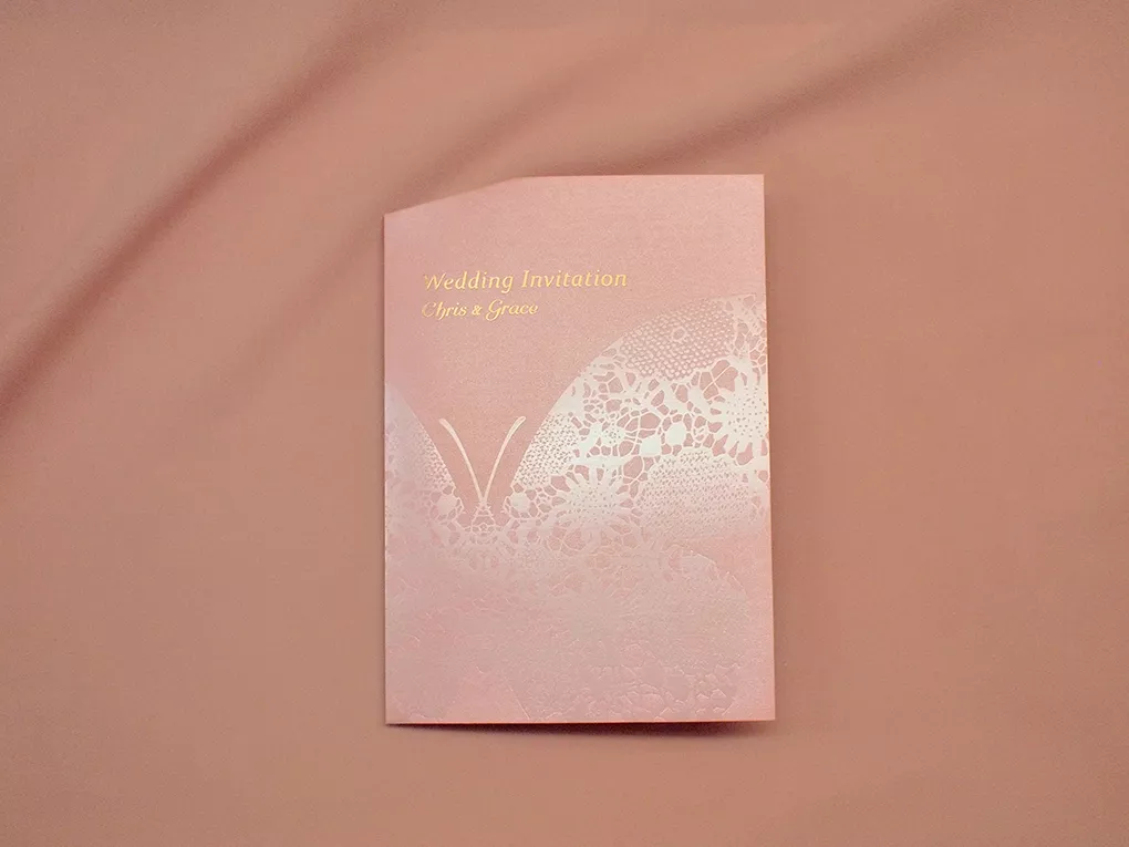 Chris & Grace Wedding Invitation | 蘇吳喜帖 - Front